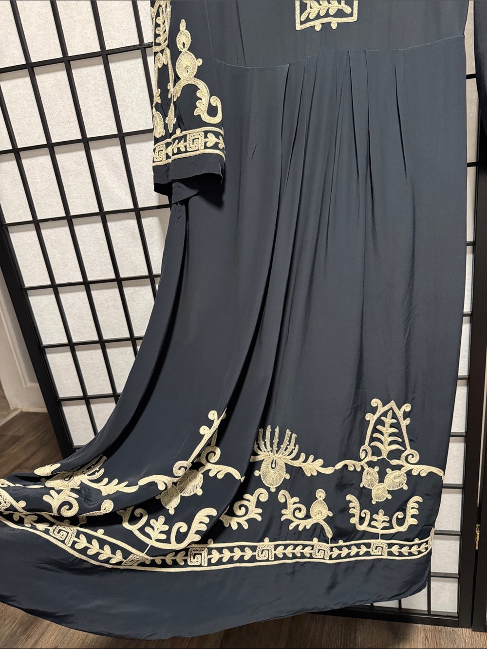 Isabel Marant Étoile Feliana Embroidered Midi Dress Size FR 40 (US 8) - Picture 14 of 16